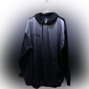 San Antonio Spurs Fanatics Fade Sublimated Fleece Pullover Hoodie - Black 3XLT